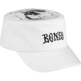 Bones Wheels Spraying Hands Painter Hat - White
