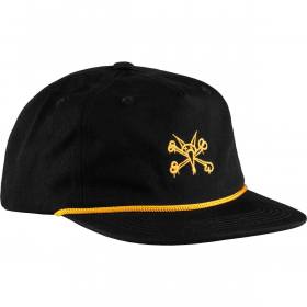 Bones Wheels Vato Noir 5-Panel Twill Hat - Black