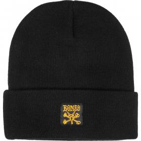 Bones Wheels Vato Noir Cuff Beanie - Black
