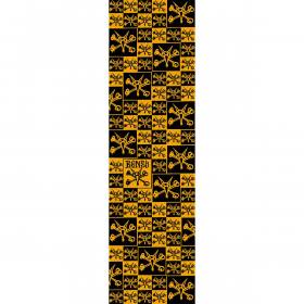 9x33 Bones Wheels Vato Noir Griptape - Black/Gold