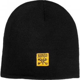 Bones Wheels Vato Noir Skull Cap Beanie - Black