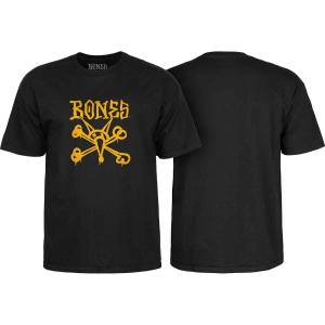 Bones Wheels Vato Op T-Shirt - Black/Gold