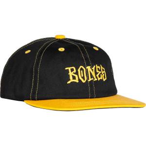 Bones Wheels Vato Rat Low Pro Snapback Hat - Black/Gold