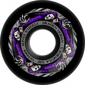 54mm 99a Bones X-Formula Braden Hoban Reaper V6 Wide-Cut Wheels - Black