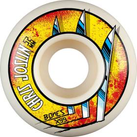 52mm 99a Bones X-Formula V1 Standard Joslin Slice Of Life Wheels - White