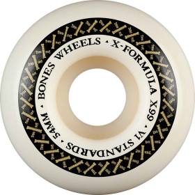 54mm 99a Bones X-Formula V1 Standard Wheels - White