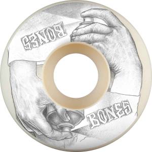 52mm 97a Bones X-Formula V1 Standard Spraying Hands Wheels - White