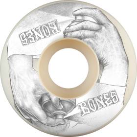 53mm 97a Bones X-Formula V1 Standard Spraying Hands Wheels - White