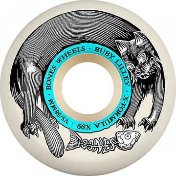 Bones X-Formula V5 Side-Cut Ruby Lilley Pro Black Cat Skateboard