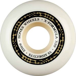 53mm 99a Bones X-Formula V5 Side-Cut Wheels - White