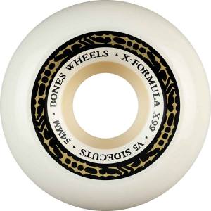 54mm 99a Bones X-Formula V5 Side-Cut Wheels - White