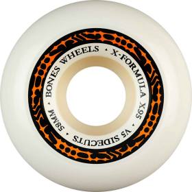 58mm 95a Bones X-Formula V5 Side-Cut Wheels - White