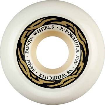 Bones X-Formula V7 Double-Lock Skateboard Wheels - Natural 54mm