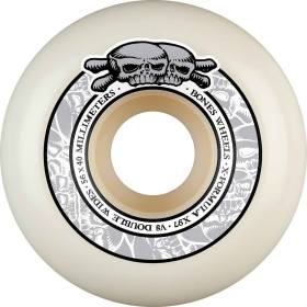 56mm 97a Bones X-Formula V8 Double-Wides Wheels - Natural