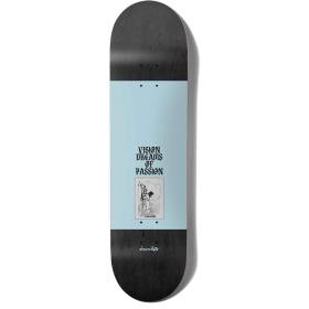 8.375x32 Chocolate Erik Herrera White Lines Deck