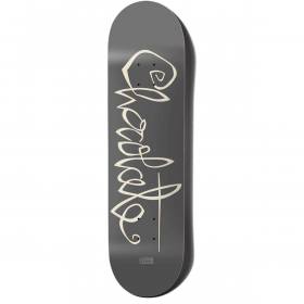 8.25x31.875 Chocolate Jordan Trahan OG Script Deck