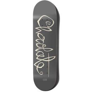 8.25x31.875 Chocolate Jordan Trahan OG Script Deck
