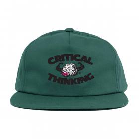 Chocolate Brain Power 5-Panel Snapback Hat - Forest Green