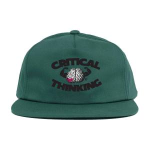Chocolate Brain Power 5-Panel Snapback Hat - Forest Green
