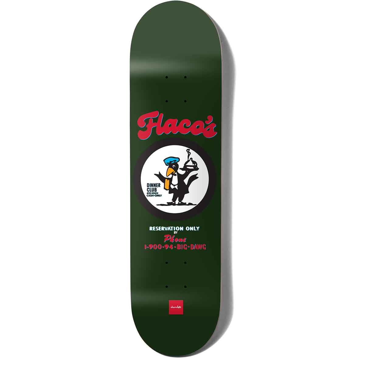 Chocolate Stevie Perez Flacos Skateboard Deck - 7.75x31.125