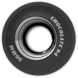 56mm 80a Chocolate Vanners Cruiser Wheels - Black