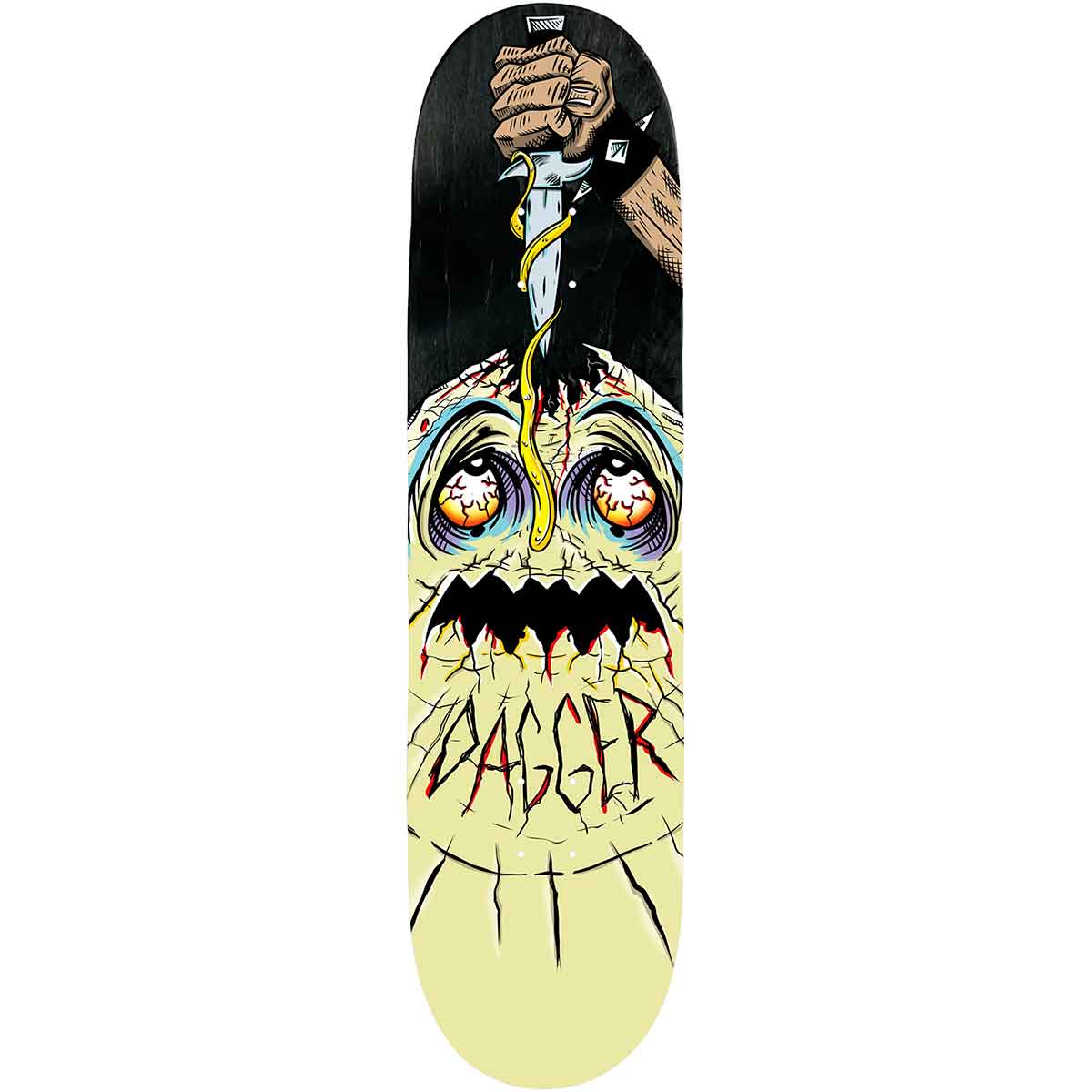 Dagger Shanked Skateboard Deck - 8.25x31.85 | SoCal Skateshop