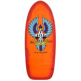 11.788x30.821 Dogtown Big Foot OG 70s Classic Deck - Transparent Orange/Red Fade