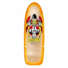 9.53x30.308 Dogtown Bob Biniak 70's Classic Shaped Deck - Natural/Trans Flo Orange Fade