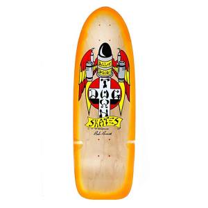 9.53x30.308 Dogtown Bob Biniak 70's Classic Shaped Deck - Natural/Trans Flo Orange Fade