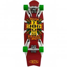 Dogtown Death To Invaders Mini Cruiser Complete Skateboard - White Pearl 8.5x28.75