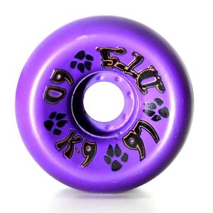 60mm 95a Dogtown K-9 80's Single Conical Wheels - Purple Haze