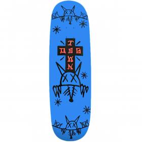 9.383x31.75 Dogtown Rat Face 2 Square Egg Shaped Deck - Neon Blue