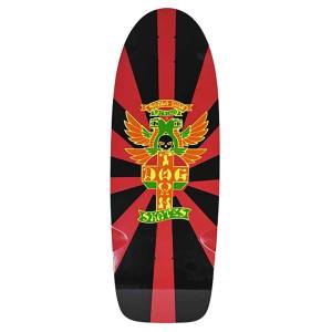10.5x30.7 Dogtown Shogo Kubo OG 70s Classic Shaped Deck - Gloss Black/Red