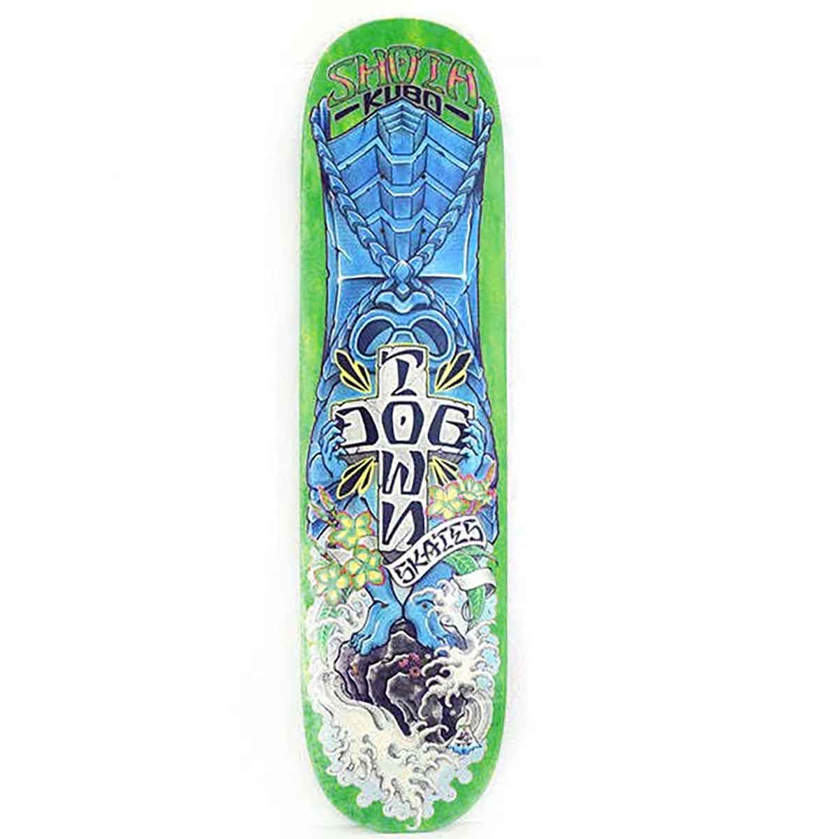 Dogtown Shota Kubo Roots Street Skateboard Deck - Green Stain 8.5