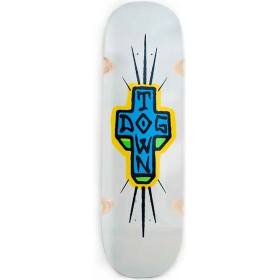 9.25x32.313 Dogtown Spray Cross Loose Trucks Deck - Grey Full Dip