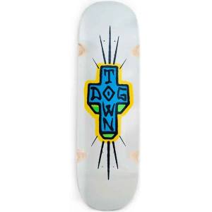 9.25x32.313 Dogtown Spray Cross Loose Trucks Deck - Grey Full Dip