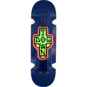 9.25x32.313 Dogtown Spray Cross Loose Trucks Deck - Blue Full Dip