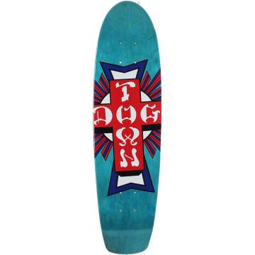 Dogtown USA Cruiser Skateboard Deck - Blue Stain 7.75x30.25