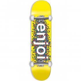 Enjoi Candy Coated 1st Push Complete Skateboard - Yellow 7.75x31.25