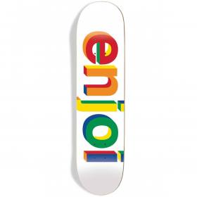 8x31.6 Enjoi Helvetica Neue R7 Deck - White