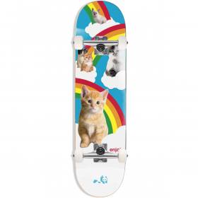 Enjoi Kitten Dreams 1st Push Soft Top Complete Skateboard - 6.75x28.45