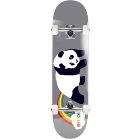 Enjoi Panda Fart 1st Push Complete Skateboard - Grey 7.5x31