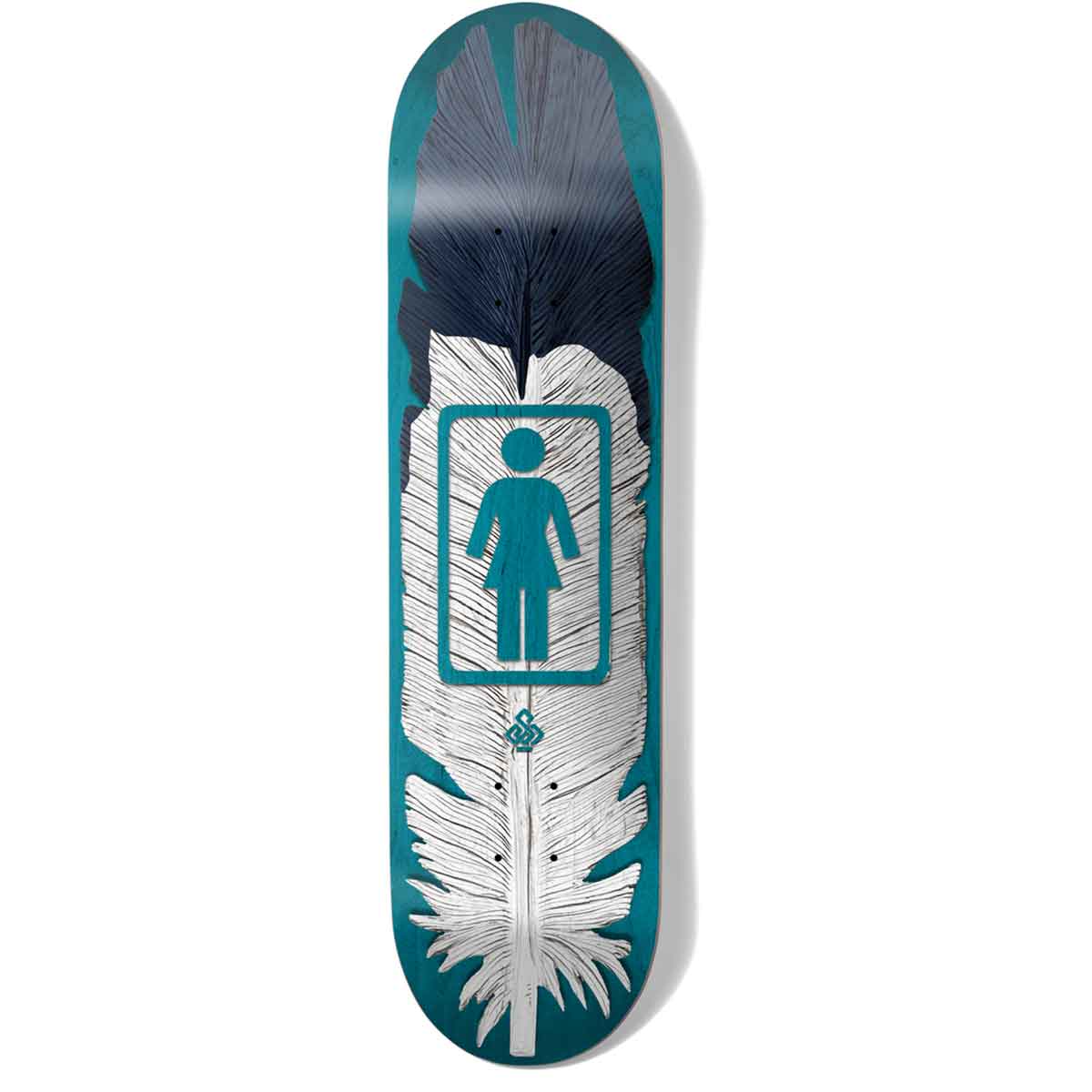 Girl Cory Kennedy Saiz Feather Skateboard Deck - 8.375x31.75