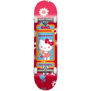 Girl Mike Carroll Hello Kitty Complete Skateboard - Red 7.75x31.125