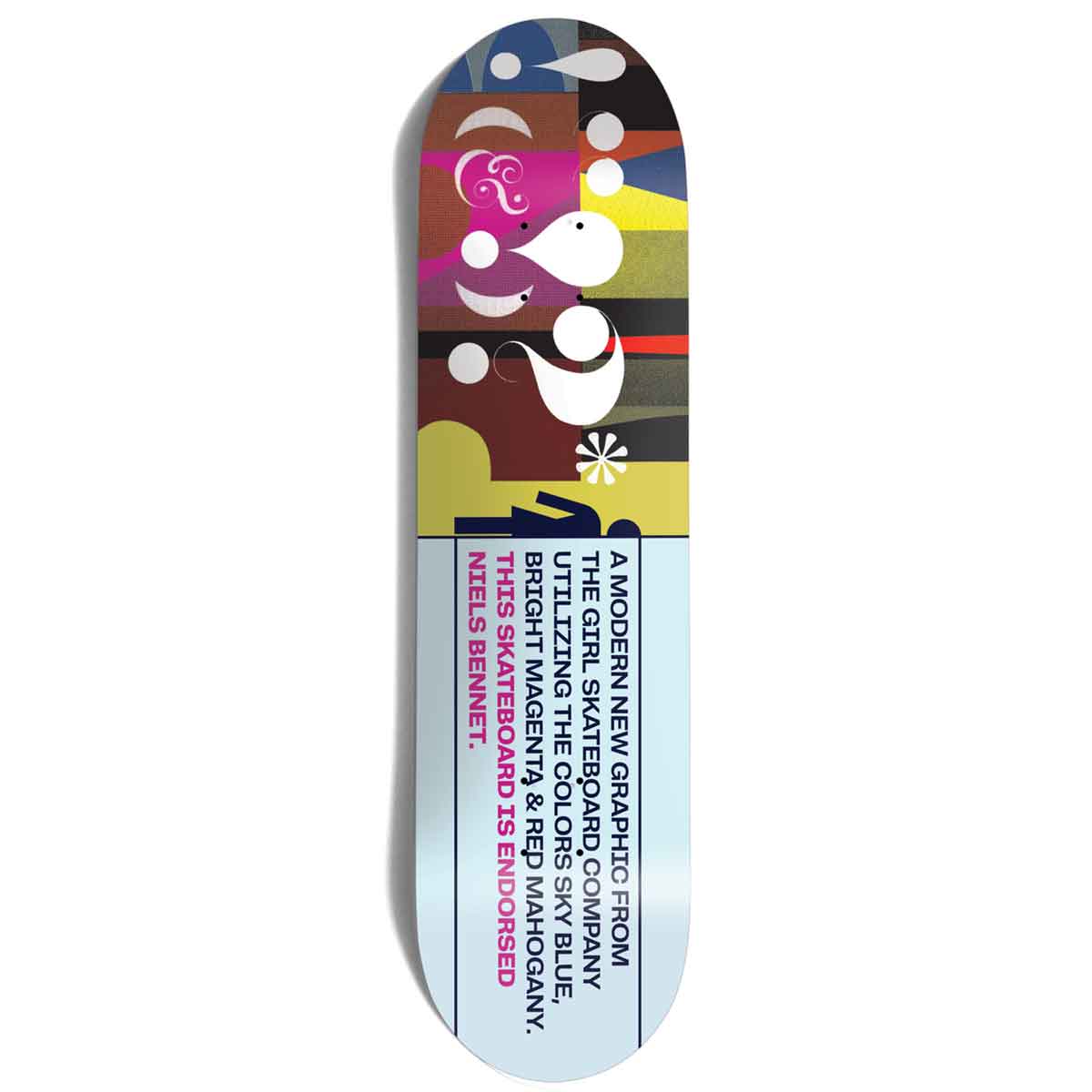 Girl Niels Bennett Follies Skateboard Deck - 8.25x31.75 | SoCal
