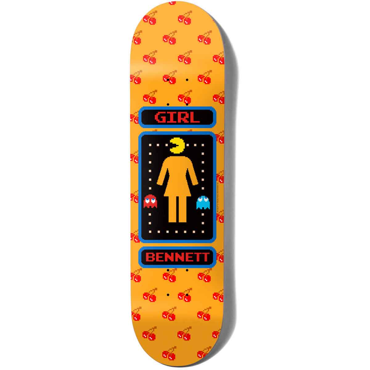 スケートボード コンプリート 8インチ　girl indesendent Girl Niels Bennett Pac-Man Skateboard Deck -Orange 8.5x32 | SoCal