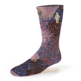 Girl Skateboards Digital Dot Socks - Multi-Color