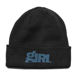 Girl Rising Cuff Beanie - Black