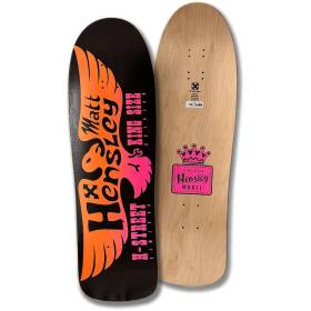 9.75x32 H-Street Matt Hensley Kingsize LE Eagle G Series Re-Issue Shaped Deck - Black Flood