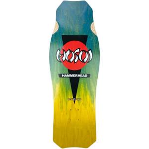 10.5x31 Hosoi OG Hammerhead Limited Two-Tone Re-Issue Deck - Blue/Yellow Stain